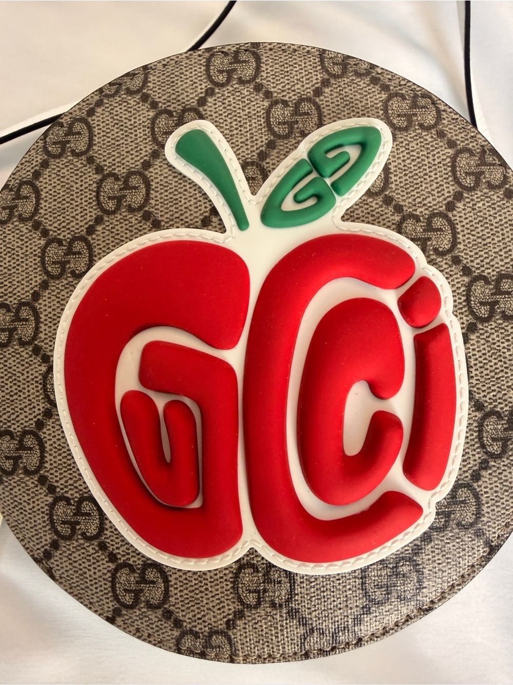 Gucci Junior GG Apple Round Mini Crossbody Bag NWT 774818